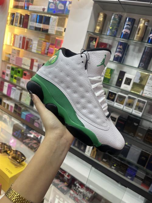 Jordan Jordan Retro 13 Lucky Green Verde con blanco 25