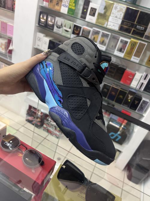 Jordan Jordan Retro 8 Aqua Black negro 25