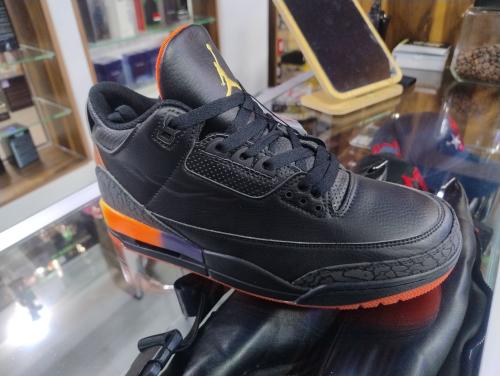 Nike Jordan retro 3 j Balvin Rio Negro y naranja 26.5 y 25