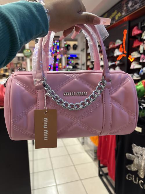 Miu Miu Bolso De Mano Rosa