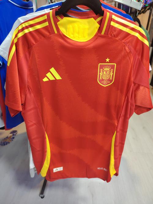 Adidas Playera deportiva Rojo c/amarillo L